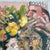 Surrealism 1950’s Abstract Expressionist Surrealist Figures & Flowers Painting on Canvas For Sale - Image 3 of 5