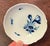 Meissen Porcelain Small Antique 19th Century Blue and White Meissen Porcelain Pin Dish Decorated With Flowers and Insects For Sale - Image 4 of 12