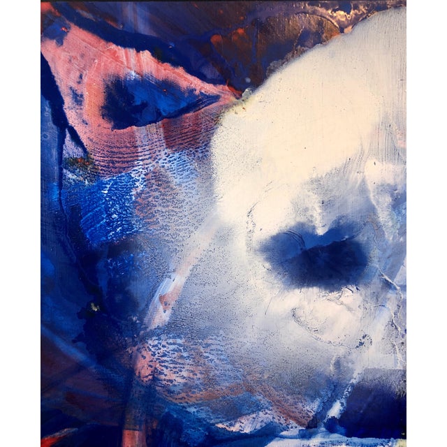 1990s Rene Duvillier, Arc en Ciel Abstract Expressionist French Oil Painting Nouvelle École d'Paris, 1990 For Sale - Image 5 of 15