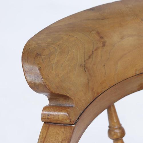 Antique English Countryhouse Captain Chair For Sale - Image 5 of 11