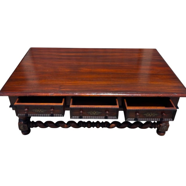 2000 - 2009 Alfonso Marina Ebanista Castello Coffee Cocktail Table For Sale - Image 5 of 6