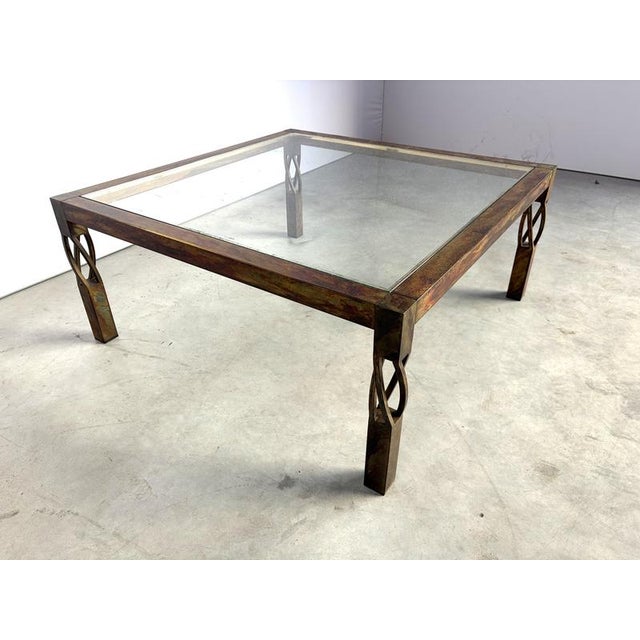 Vintage Steel Coffee Table, 1980s For Sale - Image 8 of 13