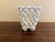 Ceramic Vintage French Country Reticulated Porcelain Rope-Form Cachepot, Circa 1960s For Sale - Image 7 of 14