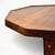 Walnut Nonagonal Side Table With Tripod Base by Michael Maximo For Sale - Image 6 of 9