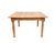 Farmhouse Rustic Pine Square Farmhouse Table For Sale - Image 3 of 8