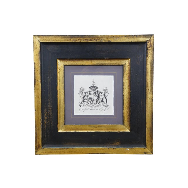 English Late 20th Century British Heraldic Crests Earl of Cranford Kelly Kinnoul Coat of Arms Prints 19" - Set of 3 For Sale - Image 3 of 18