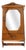 Vintage Art Deco Wooden Wall Cabinet with Mirror, 1920s For Sale