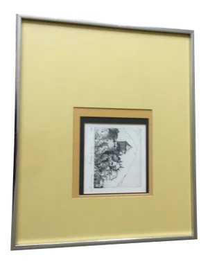 1969 "Burg Vaduz" Signed/Numbered (10/30) Lithograph by Currie Inp, Framed
