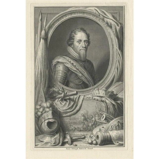 Portrait of Maurice, 1748, Paper For Sale