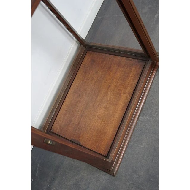 Victorian Mahogany Museum Display Cabinet For Sale - Image 10 of 12