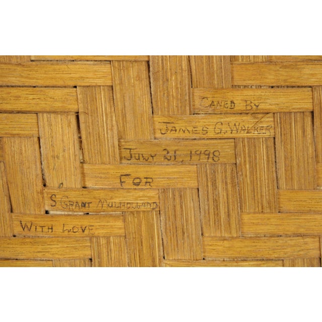 Antique Shaker Style Maple Ladder Back Rocker For Sale - Image 9 of 13