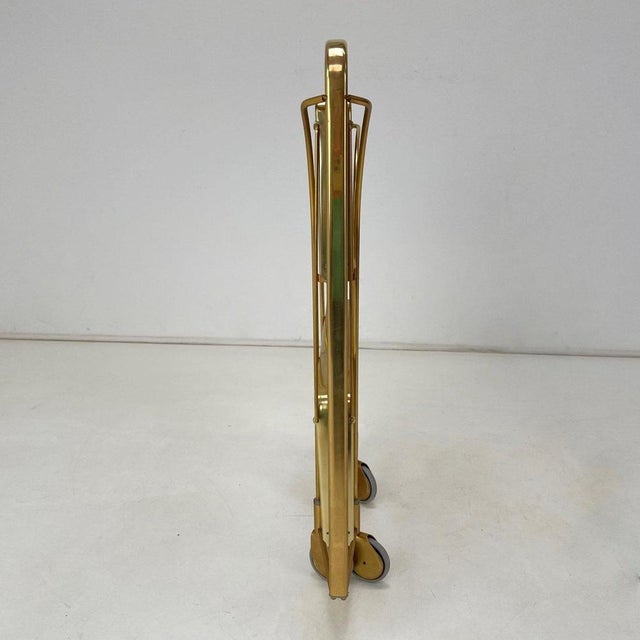 Vintage Folding Serving Cart, 1960s For Sale - Image 12 of 14