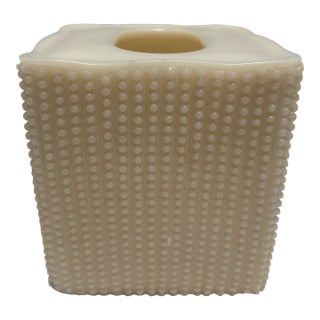 Vintage Hobnail Textured Tissue Box Cover For Sale