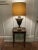 Neoclassical Basalt With Gilt Rams Heads Lamp For Sale - Image 4 of 6