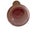 Antique Victoria Moser Bohemian Cranberry Glass Mantel Bud Vase Gold Gilded Floral Late 19th Century For Sale - Image 4 of 4