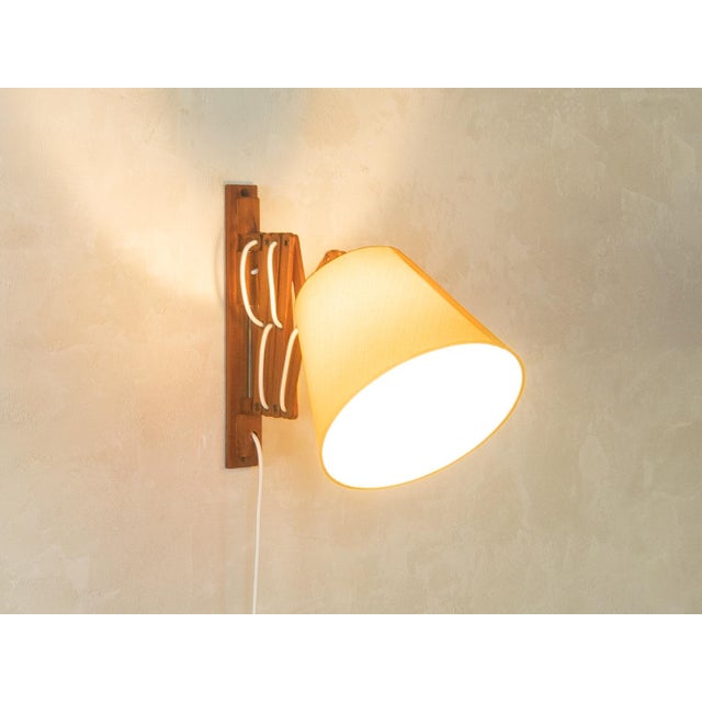 Mid-Century Modern Vintage Yellow Wall Light, 1960s For Sale - Image 3 of 10
