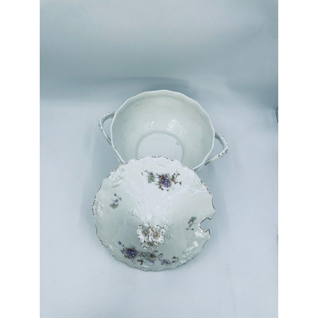 Vintage Art Nouveau Porcelain Vase, 1965 For Sale - Image 11 of 15
