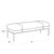 Regina Andrew Aspen Leather & Boucle Faux Wool Bench, White For Sale In Detroit - Image 6 of 7