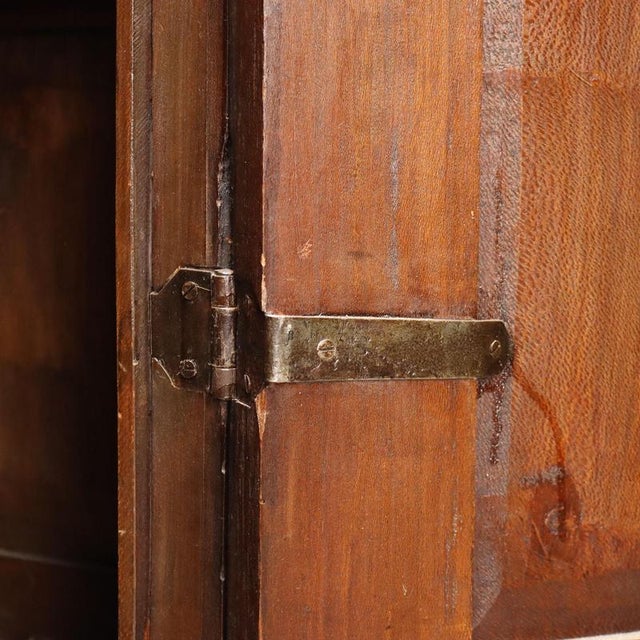 Baroque Style Wardrobe in Walnut-Stained Beech For Sale - Image 10 of 13