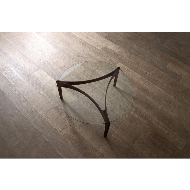 Brown Coffee Table by Sven Ellekaer for Christian Linneberg, 1960s For Sale - Image 8 of 8