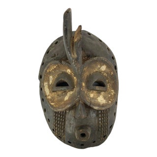 Early 20th Century Bembe Mask with Awl Holes For Sale