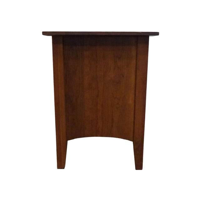 Ethan Allen American Impressions Collection Solid Cherry 24" Two Drawer Nightstand 24-5406 For Sale - Image 12 of 14