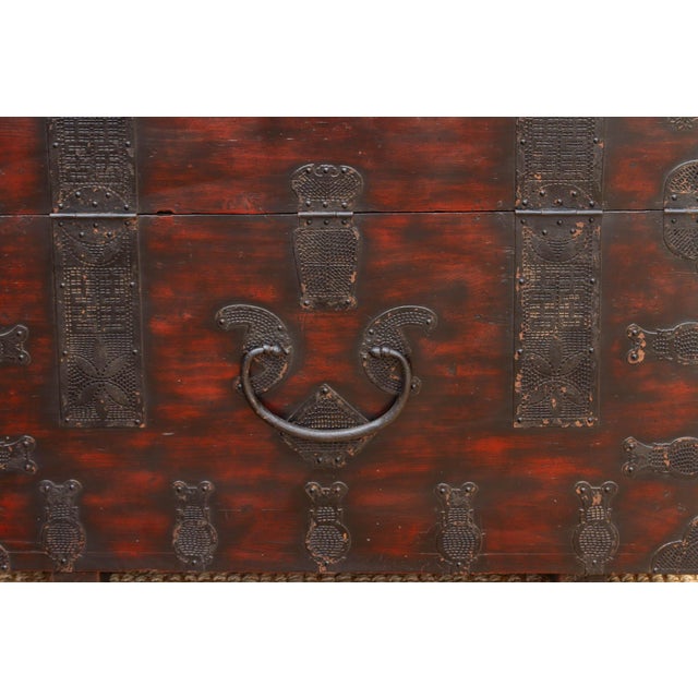 Josean Heirloom, Large Antique Bandaji Chest For Sale - Image 9 of 10