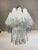2020s Murano Style Glass Tube Chandelier – 30 Albaster White Glasses For Sale - Image 5 of 5