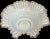Mid-Century Modern Mid 20th Century Fenton Rose Crest Crimped Milk Glass Bowl For Sale - Image 3 of 6