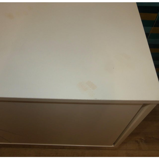 Large Mid-Century Modern White Sideboard in the style of Panton Era, 1970s For Sale - Image 14 of 18