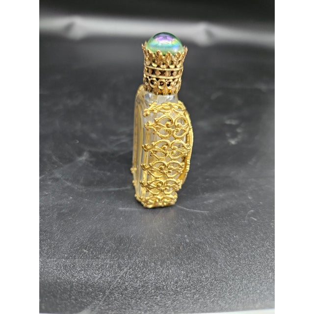 Vintage Miniature French Perfume Bottle For Sale - Image 4 of 5