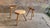 Wood Brutalist Style Oak Stools, 1950s, Set of 3 For Sale - Image 7 of 8