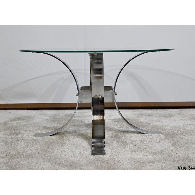 Small Glass Coffee Table, 1960s For Sale - Image 16 of 18