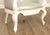 2010s French Rococo Style White Lacquered Tufted Armchair For Sale - Image 5 of 12
