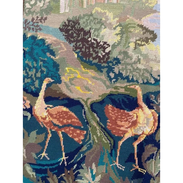 Mid-Century French Needlepoint Tapestry For Sale - Image 3 of 18