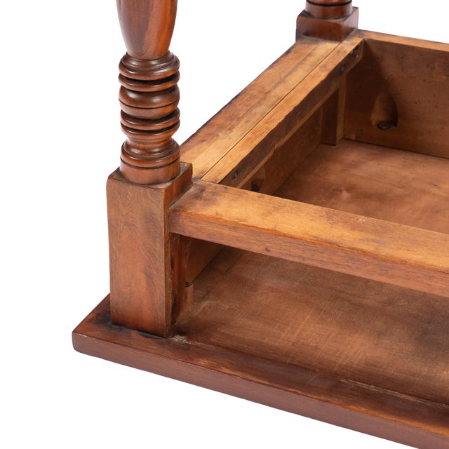 Upper Connecticut Valley Sheraton Curly Birch One-Drawer Stand, C. 1820 For Sale - Image 14 of 17