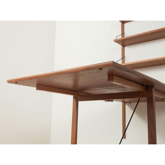 Brown Wall Unit by Poul Cadovius, 1950s, Set of 5 For Sale - Image 8 of 9