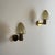 Model V-220 Sconces in Amber Glass and Brass by Hans-Agne Jakobsson, 1960s, Set of 2 For Sale - Image 10 of 18