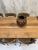 Wood French Farmhouse Oak Dining Table with Black Legs, 1950s For Sale - Image 7 of 15