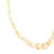 Asian Burmese Hand Shapped Yellow Jade Round Necklace on Silk Cord For Sale - Image 3 of 6