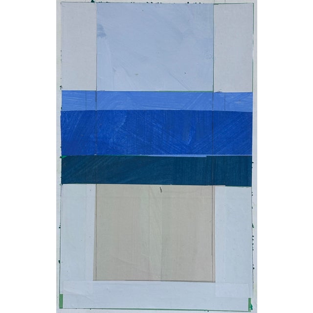 Discover the allure of contemporary art with this stunning 8x12" original collage painting, expertly crafted to bring...
