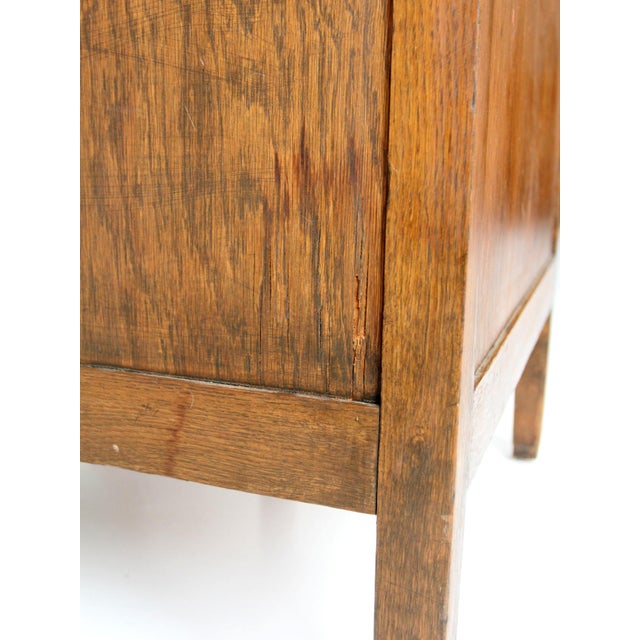 Antique Arts & Crafts Oak Desk For Sale - Image 15 of 18