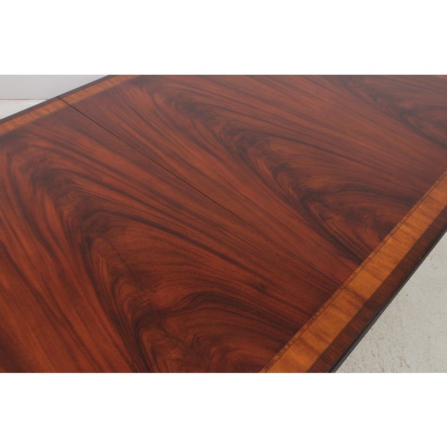 Maitland Smith Flame Mahogany Dining Table For Sale - Image 15 of 18