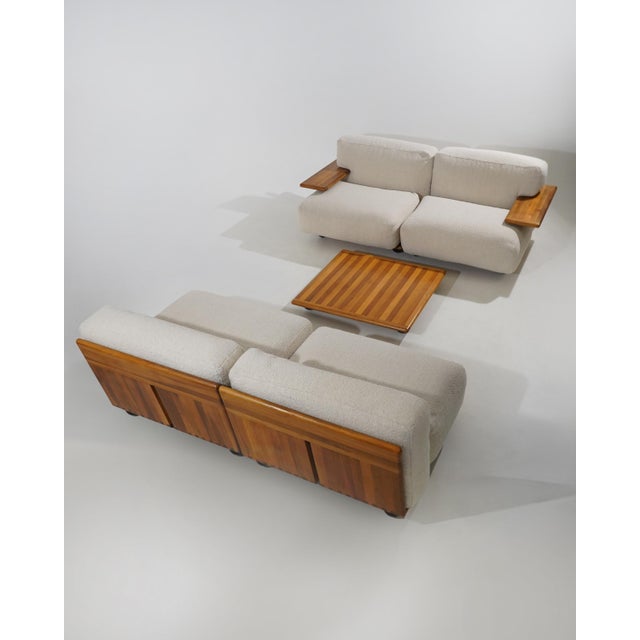 Contemporary Pianura Modular Sofa by Mario Bellini for Cassina, 1970s, Set of 5 For Sale - Image 3 of 18