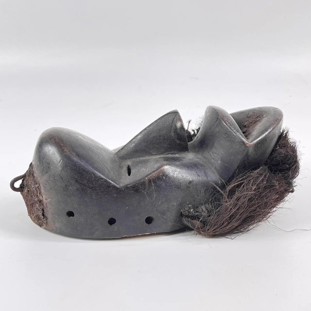 African Early 20th Century Dan Passport Mask with Beard Côte d'Ivoire For Sale - Image 3 of 8