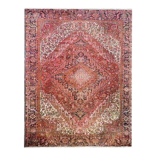 Late 20th Century Persian Heriz Rug For Sale