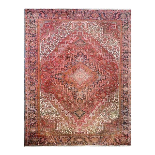 Late 20th Century Persian Heriz Rug For Sale