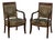 Pair 19th Century French Empire Period Mahogany Armchairs ~ Fauteuils For Sale