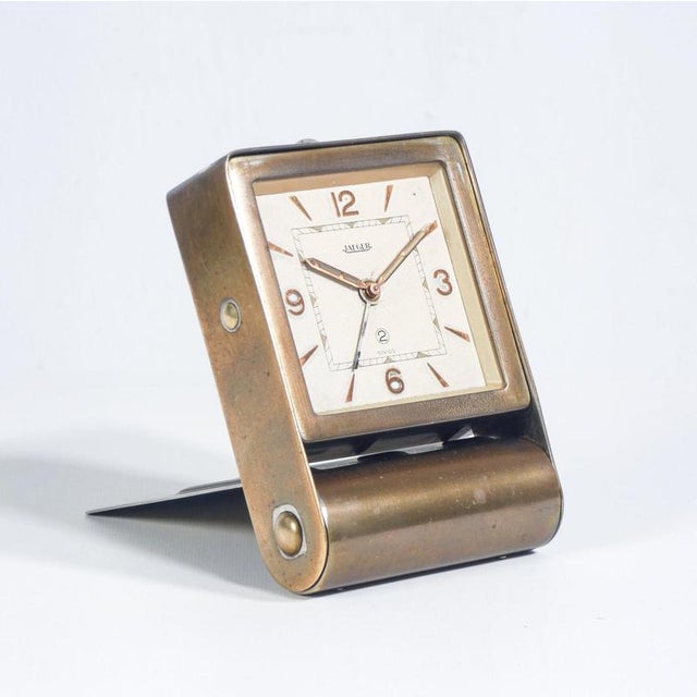 Art Deco Travel Alarm Clock from Jaeger For Sale - Image 13 of 18
