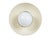This vintage pendant was produced by Artemide with painted brass & metal shades and white opaline glass sphere. the white...